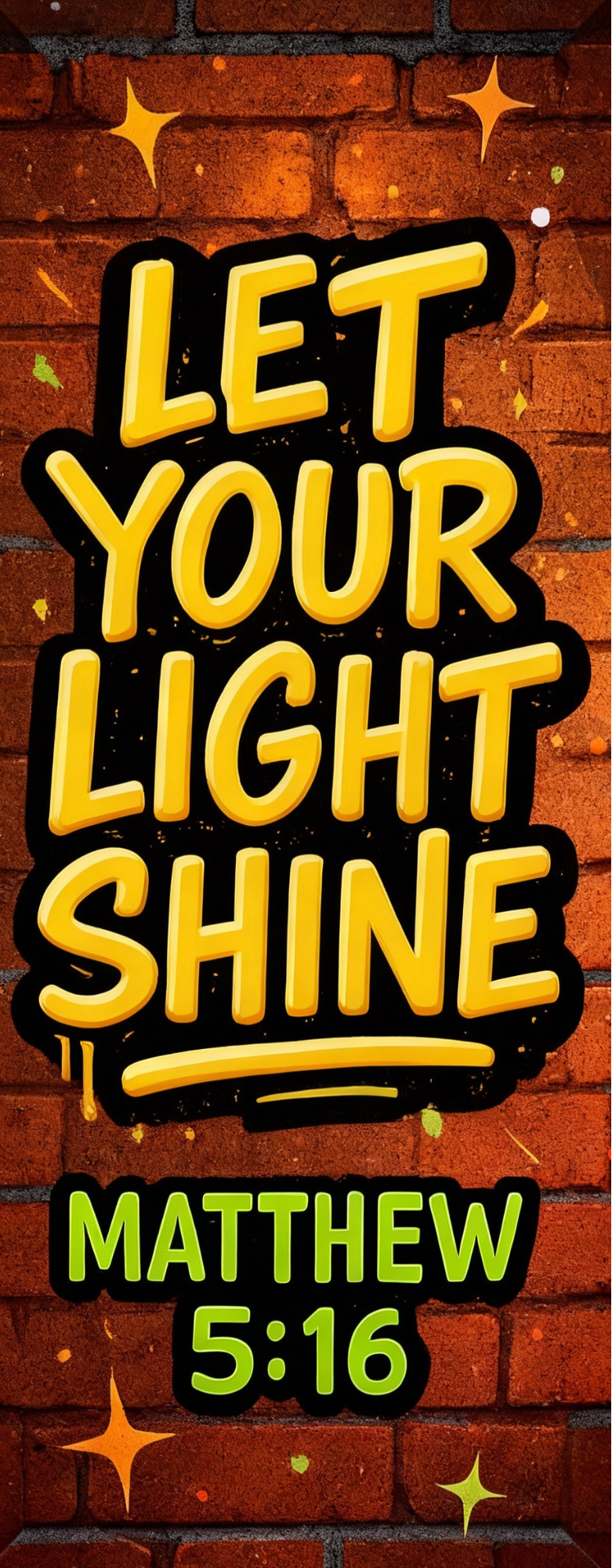 Faith Power Double-Sided Bookmark- Urban Praise Series Collection