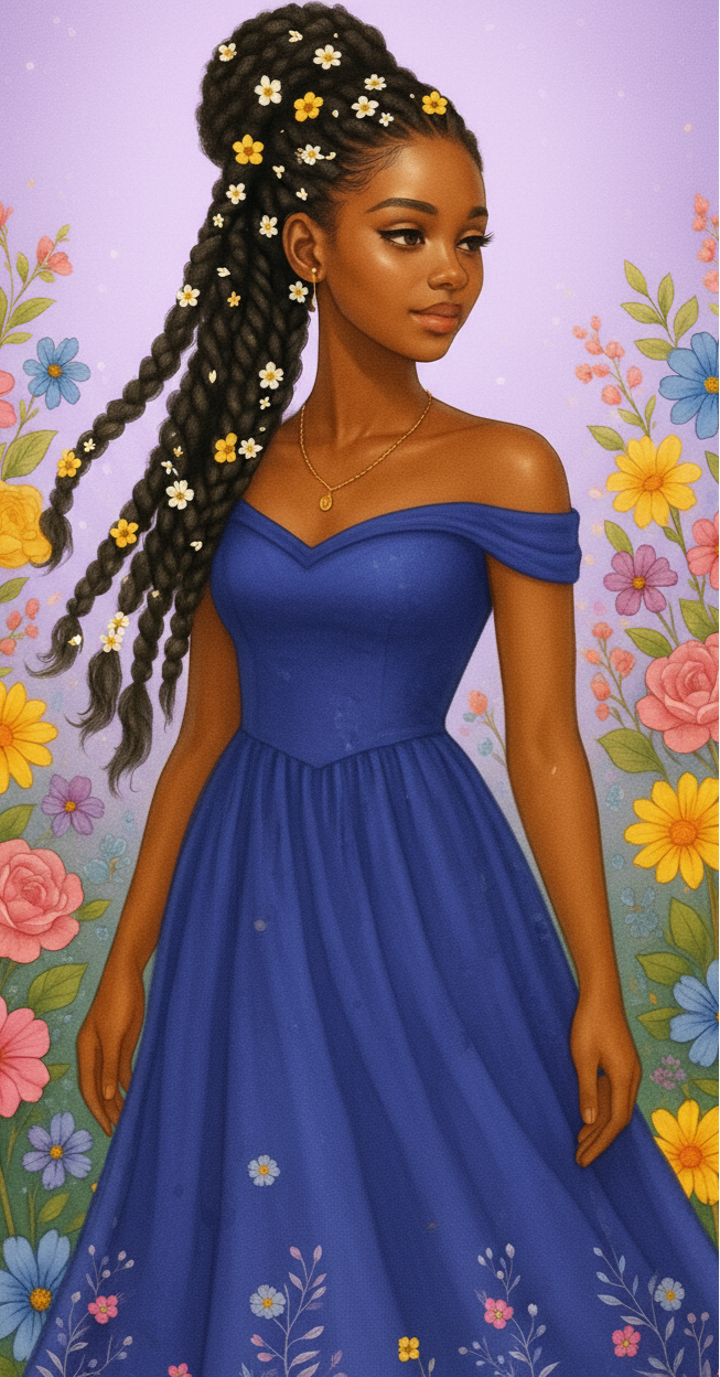 Taliyah in Sapphire Peace - Blossom Beauty Collection