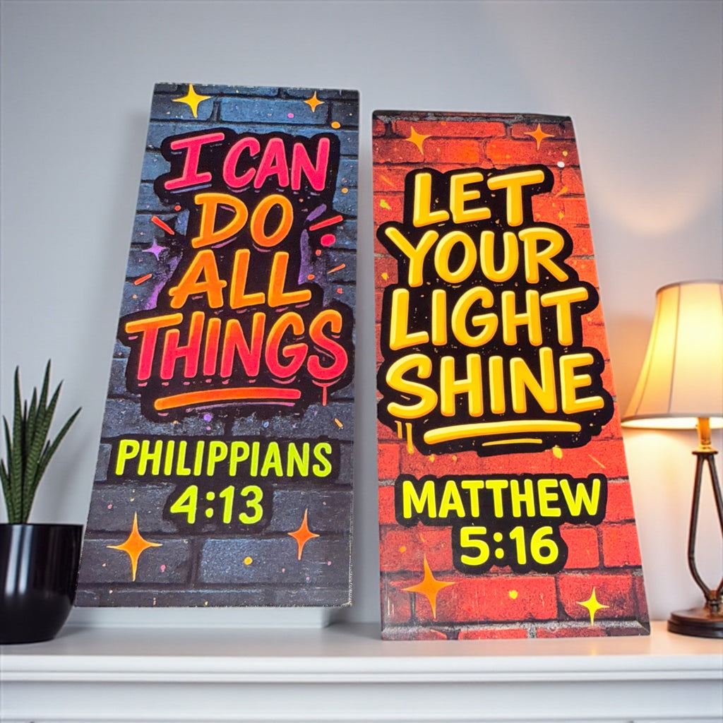 Faith Power Double-Sided Bookmark- Urban Praise Series Collection