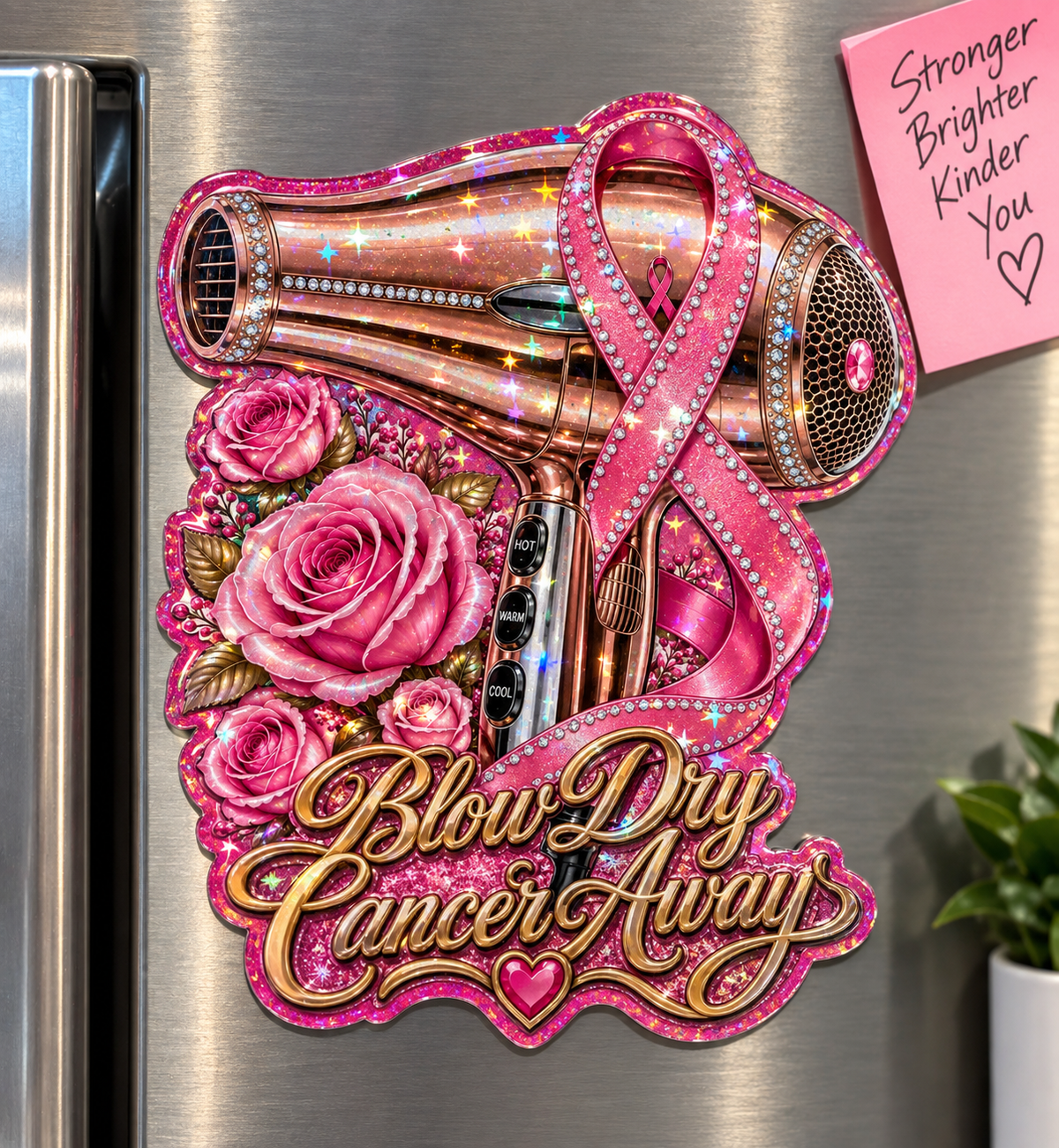 Breast Cancer Awareness — Color Me Courageous Magnet Collection