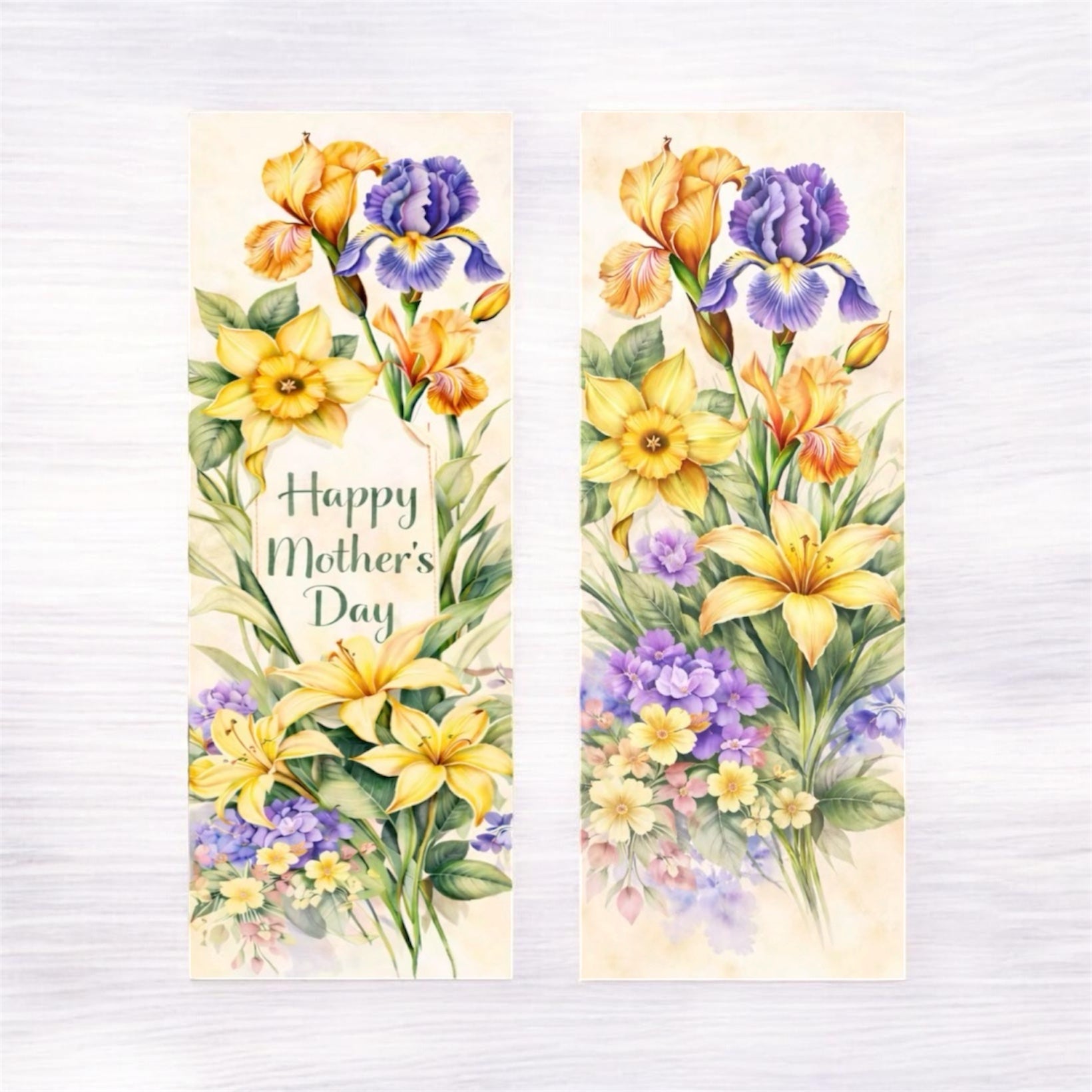 Timeless Petals – Amazing Mom Bookmark