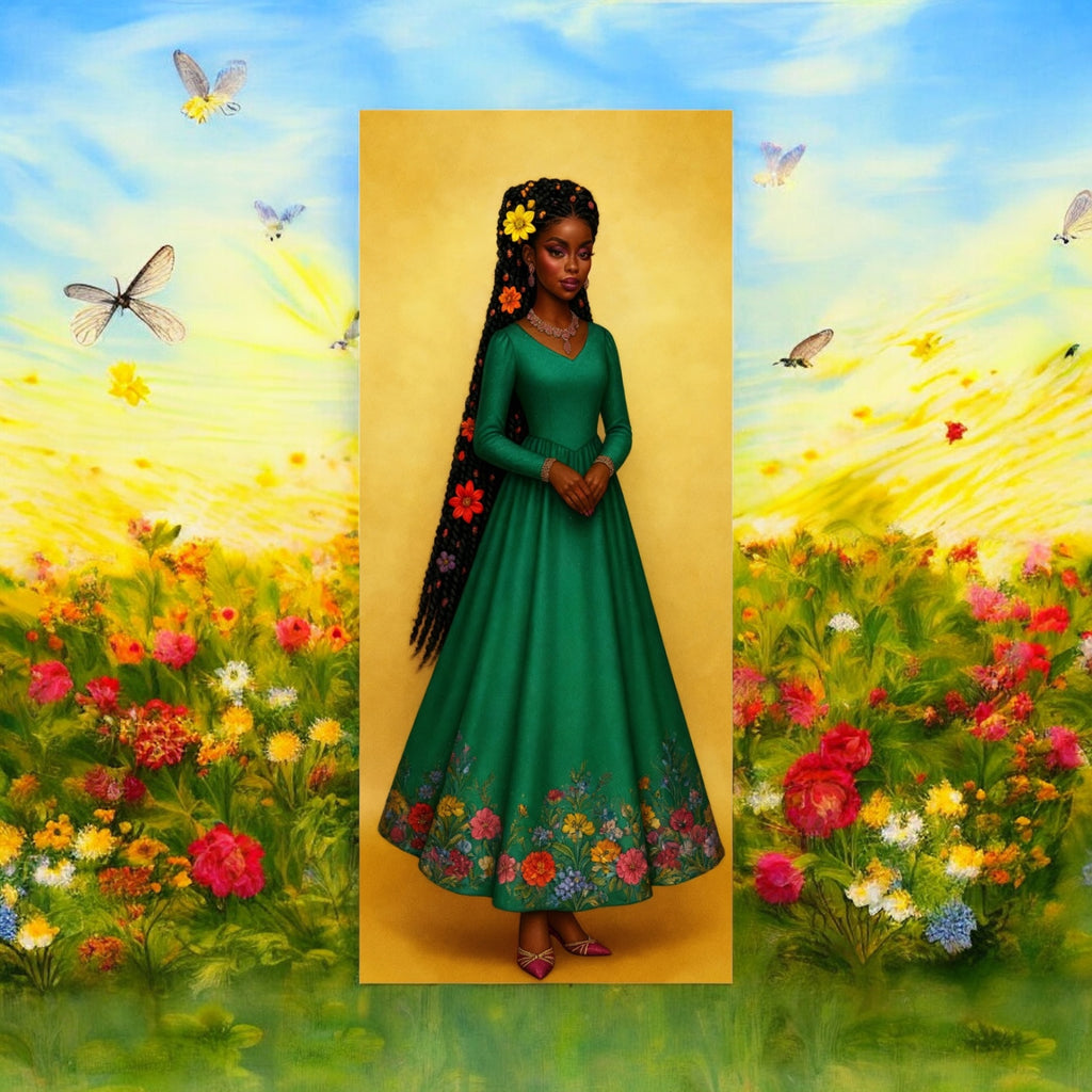 Amara in Emerald – Blossom Beauties Collection